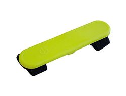 Nobby LED Silikon Klettsticker "FLASH" gelb 12 x 3,5 cm