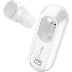 cellularline | Power Mini Headset | Cuffiette Auricolari Bluetooth In-Ear Wireless per Smartphone con Custodia di Ricarica