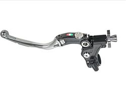 ACCOSSATO Commande d'embrayage à câble Racing avec Levier articulé coloré (Bouton+Levier+régulateur), avec Fixation Micro pour Benelli BN 302 de 2015 à 2017 CC 300