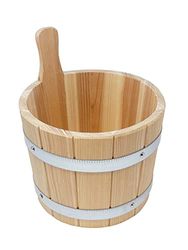 Eliga Secchio da infusione ca. 5 litri in legno di larice senza inserto in plastica