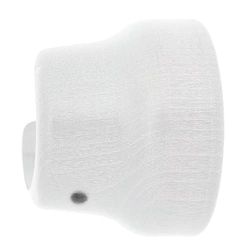 Suporte de madeira lisa lateral 20 x 35 mm. Branco