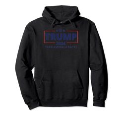 Donald Trump 2024 Take America Back American Take America ba Sudadera con Capucha