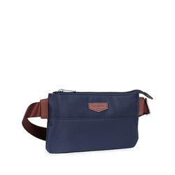 Hexagona POP-Hexagona Paris-Marsupio-da Donna-Collezione POP-Navy-Nylon-1 cinturino regolabile in vita-Marsupio-Marsupio-Marsupio Donna, Marine, L : 22,5 x h : 12,5 x P : 2 cm-176949-2100-TU