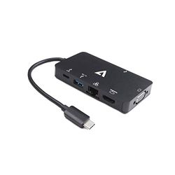 Black USB C ADAPTERUSB C TO 2X CABL