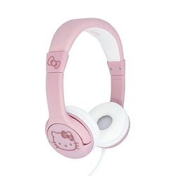 OTL Technoloiges HK1184 Hello Kitty Kinderhoofdtelefoon met bedrade kabel in roze met roségoud