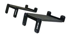 Quik Lok - MST/002 Coppia di Supporti Speaker Desktop, In Acciao, Spessore Piastra 3 mm, Colore Nero