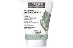 Cattier Mini Maschera - Argilla verde, pelle grassa, 30 ml