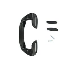 Paxanpax Universal black plastic fridge freezer grab handle Bagaglio a mano 19 centimeters 1 Nero (Black)