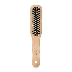 4004 NIY NIYOK Brosse à cheveux allongée avec picots en bois