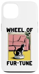 Wheel Of Fur-Tune Robot Vacuum Cleaner Funny Cat Case for iPhone 13
