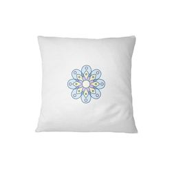 Bona Basics, Funda de cojín Decorativa, decoración del hogar, para sofá, cafetería, Tamaño: 45X45 cm, Color: Blanco