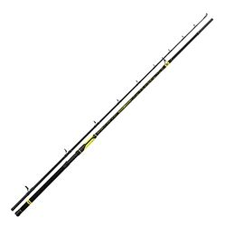 Black Cat Premium Welshengel Perfect Passion XH-S Hengel, veelzijdig inzetbaar met IM6 blank meerval, walvishengel in 5 lengtes, zwart-geel, 2,40 m