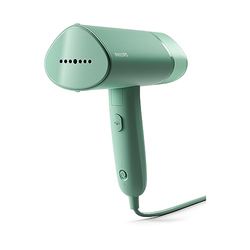Philips Serie 3000 Stiratrice verticale a vapore - 1000 W, 20 g/min di vapore, Serbatoio dell'acqua estraibile da 100 ml, Piastra in plastica, Verde (STH3010/70)
