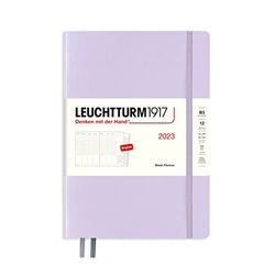 LEUCHTTURM1917 Planificador semanal Composition (B5) 2023 365980, 12 meses, morado, inglés