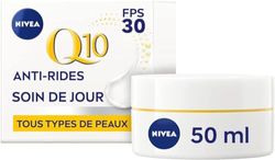 Nivea Q10+ antirughe, crema giorno extra protezione ip 30, 50 ml