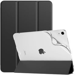 TiMOVO Case for New iPad Air 11 Inch (M3/M2-2025/2024), iPad Air 5th/4th Generation Case 2022/2020 10.9 Inch, Slim Soft TPU Translucent Frosted Back Cover, Auto Wake/Sleep, Black