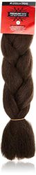 American Dream Brilliant Jumbo Kanekelon Braid for Hair Weaves, Dreads and Avant Garde Creative Styling, Pack of 4, Dark Ash Brown