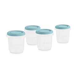 Miniland Hermisized Ocean Set van 4 stuks, 200 ml, 4 stuks (4 x 200 ml), veilig, robuust en vaatwasmachinebestendig, magnetron- en vriesbestendig, collectie Terra.