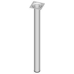 Element System 18133-00271 Pé para móveis, branco, 50 cm, conjunto de 4 peças