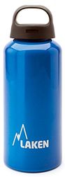 Laken Unisex – vuxen aluminium blå, BPA aluminiumdrickflaska Classic 0,6 liter, PBA-fri