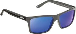 Cressi Rio Óculos de sol desportivos polarizados unissexo para adulto, preto/azul, tamanho único