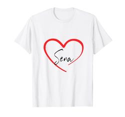 Sena I Heart Sena I love Sena Custom Maglietta