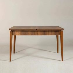 Dmora - Table Extensible Atsula, Console avec rallonges, Table à Manger Polyvalente, étagère Extensible de Cuisine, 130x80h77 cm, Noyer