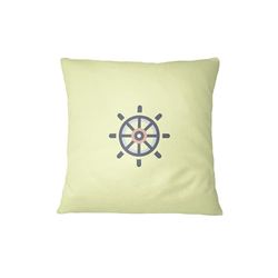 Bona Basics, Dekorativt kuddfodral heminredning soffa cafeteria storlek: 45 x 45 cm, färg: ljusgul