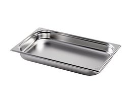 Saro GN 1/1 D 100 mm gastronormbehållare, rostfritt stål, silver, 53 x 32,5 x 10 cm