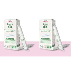 Love & Green BIO Tampons hypoallergéniques avec Applicateur "SUPER" x 14 (Lot de 2)