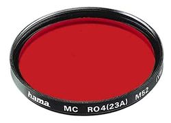 Hama 77677 Color - Filtro S/W a infrarossi, rosso R 8, 25 A (77,0 mm)