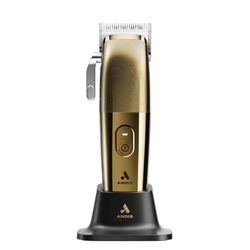 Andis Tondeuse sans fil Envy II Premium Edition, tondeuse électrique professionnelle lithium-ion pour barbe et cheveux, lame Phaze, sans fil, dorée