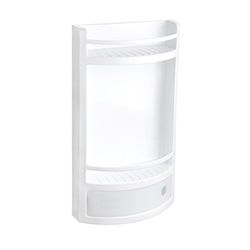 TATAY Scaffale Bagno da Parete con Cassetto | Fissaggio con o senza Viti | Polipropilene | Viti Incluse | Facile da Pulire e Montare | Supporta fino a 6 kg | Plastica Resistente | 20x20x50 cm - Blu