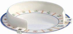 Aidapt None Slip Plate Guard Surround Eating Aid For Plates 203-304mm (8-12 Inches) For Elderly, Disabled and Users with Limited Dexterity
