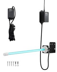 VEVOR Purificateur d'Air Conduit CVC 25 W Épurateur d'Air de Conduit de Climatisation avec Aimant, Ampoule UV 436 mm, Longueur d'Onde 254 nm, Lumière UV UVC, Purification Puissante, pour Climatiseur