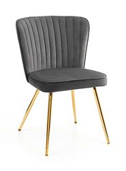 Julian Bowen set van 2 Cannes eetkamerstoelen - grijs