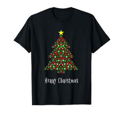 Camiseta de Navidad con diseño de árbol de Navidad Camiseta