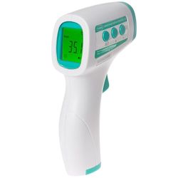 Maile Forehead Thermometer for Baby, Children, Adults & Objects Non Contact Infrared with Instant Reading, Fever Alarm, LCD Display, °C/°F Switch