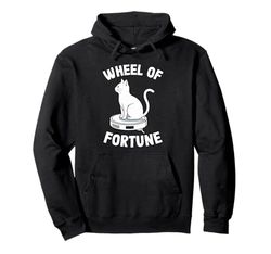 Wheel Of Fortune Robot Vacuum Cleaner Funny Cat Pullover Hoodie