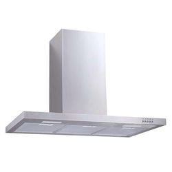 Hotte décorative - Design moderne, moteur de 190 W, 3 niveaux de puissance, filtres en aluminium amovibles, lumières LED, aspiration de 642 m³/h
