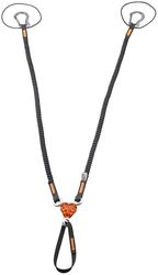 C.A.M.P. X-GYRO Leash, LEASH-85/129 cm Unisex Adulto, Nero/Grigio/Arancione, 85/129 cm