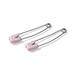 Prym - Prym Inossidabile Acciaio Rosa (55mm) Pannolino Spille da Balia - 4 Pezzi