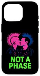 Gay Punk Not A Phase Rainbow Pride Tee Love is Love. Case for iPhone 16 Pro
