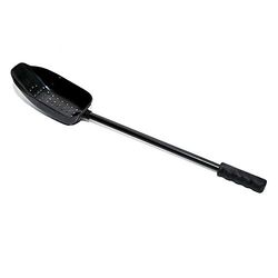 n-Tackle Particle Baiting Spoon-voerlepel voor deeltjes en pellets, werptroffel voor karpervissen, werplepel voor het vissen op karpers, zwart, universeel