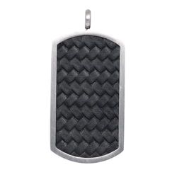 iXXXi Men Hanger Dog Tag Leather Zwart | One size