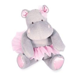 Histoire d'Ours - Peluche Hippopotame - Hippo Tutu - Gris/Rose - 22 Cm - Peluche Douce et Mignonne pour les Calins - Idée Cadeau de Naissance et Anniversaire pour Fille - L'HIPPO - HO3173