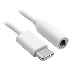 System-S Adapter audio USB 3.1 typ C do 3,5 mm w kolorze białym