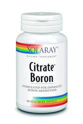 Solaray BioCitrate Boron 3mg | Boro | 60 VegCaps