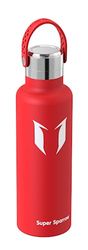 Super Sparrow ultralätt vattenflaska i rostfritt stål 18/10-500 ml - isolerad metallvattenflaska - standardmunflexlock - BPA-fri - flaska för gym, resor, sport, vandring, pendling