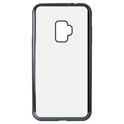 KSIX Flex Metallo – Custodia TPU per Galaxy S9 Plus, Colore: Grigio Metallizzato
